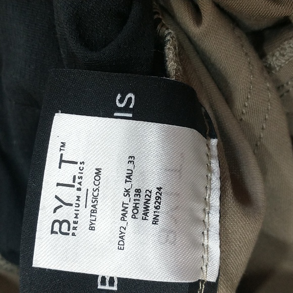 BYLT Everyday Pant 2.0 Skinny Fit Size 33 - Picture 6 of 7